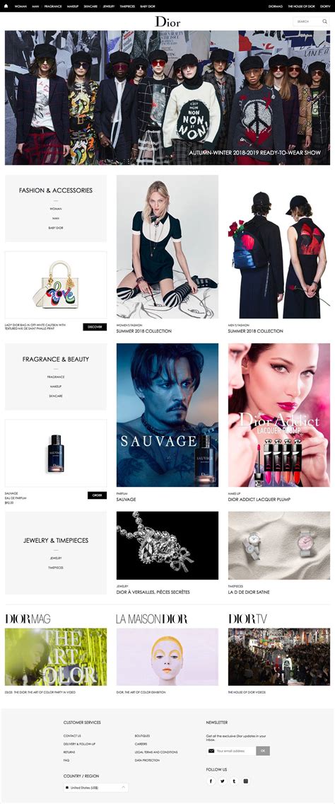 Christian Dior website